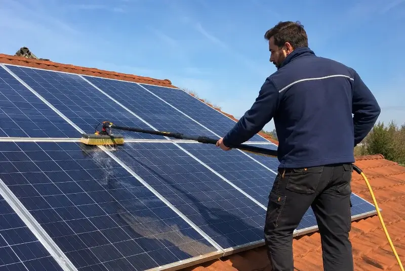 Nettoyage et entretien de panneaux solaires à Llupia