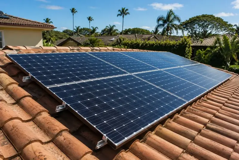 Installation de panneaux solaires à Llupia